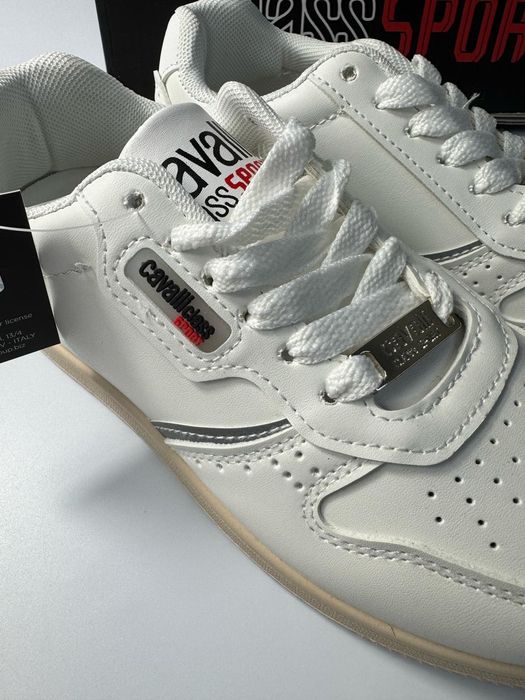 Nowe sneakersy damskie CAVALLI CLASS SPORT białe 36
