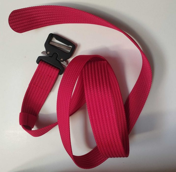 Cinto de encaixe rápido, vermelho. Bombeiro