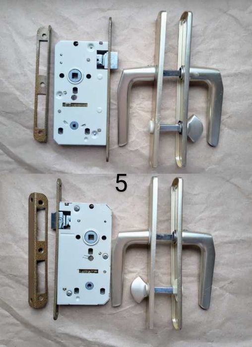 Ручки дверные оконные фурнитура замки защёлки стёкла для полок СССР