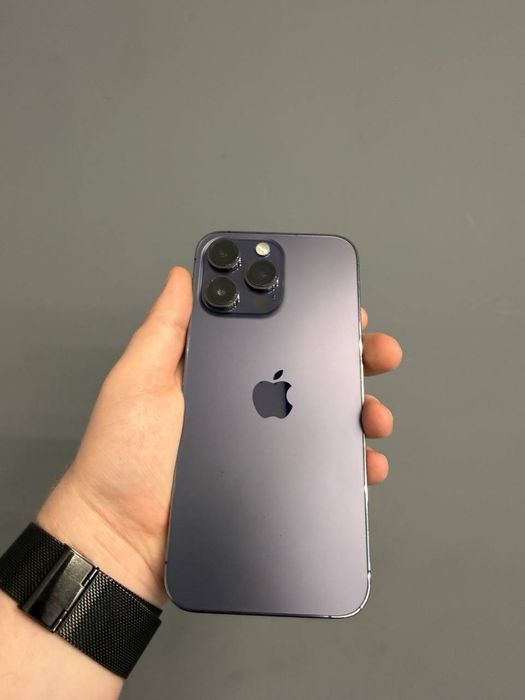 ПРАКТИЧЕСКИ ИДЕАЛ (A-)‼️Айфон 14 Про Макс ~ Apple iPhone 14 Pro Max ~ 128GB ~ А- ~ Deep Purple ~ Акб 100%