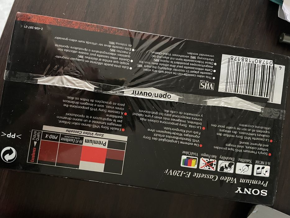 Cassete Sony VHS
