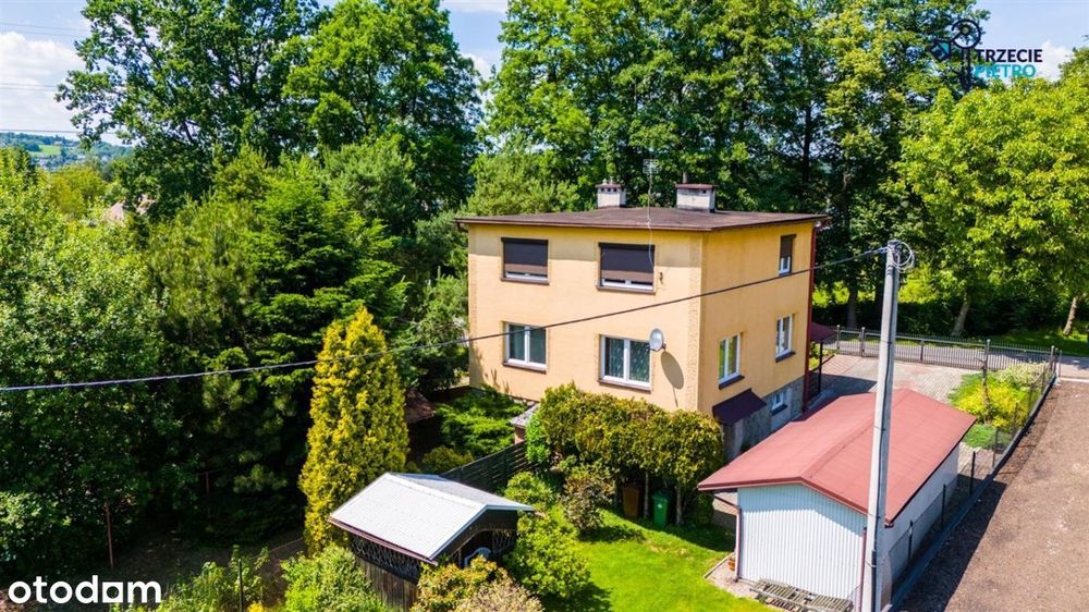 Dom w spokojnej okolicy|10ar|Garaż|Widok