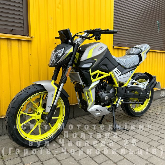 Новий мотоцикл Shineray Nitrox 300 2025р. (22к.с./6-ти КПП) дорожній