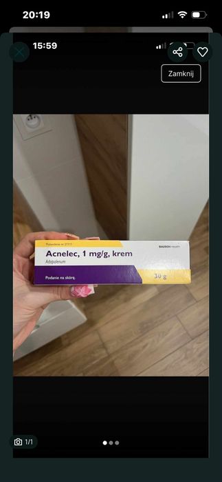 Acnelec  1mg/gwarancja krem
