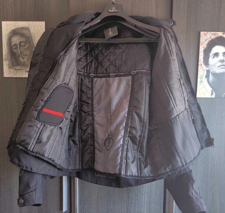 Casaco com proteção para moto