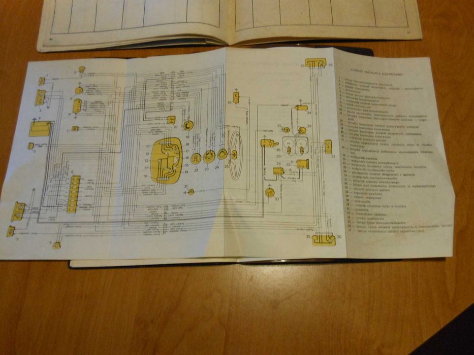 Instrukcja obsługi Fiat 126p oryginał z 1974 roku