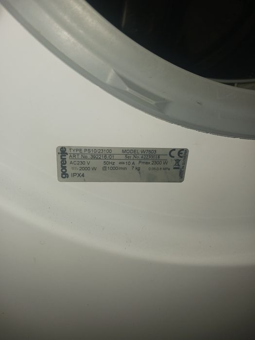 Pralka gorenje 7kg wsadu