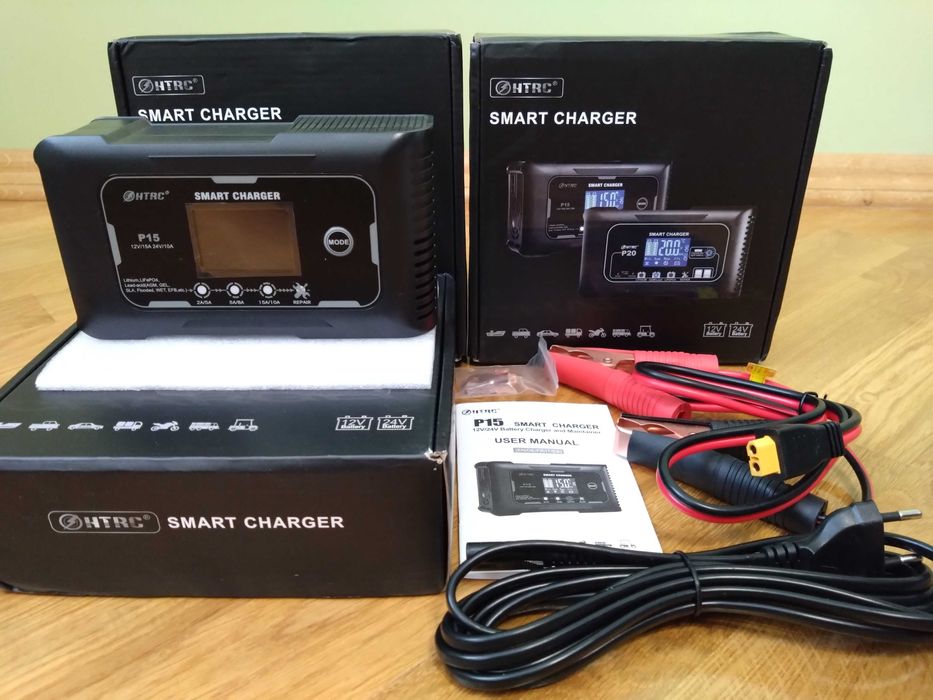 Універсальний зарядний пристрій HTRC Р15 Р35 SMART 12/24V зарядное