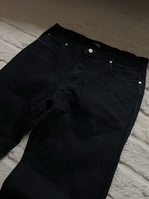 AJ Armani Jeans (S/M) W33 Made in Italy чоловічі джинси темно-сині прямі класичні