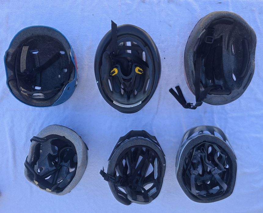 Capacetes para andar de Bicicleta vários valor de cada