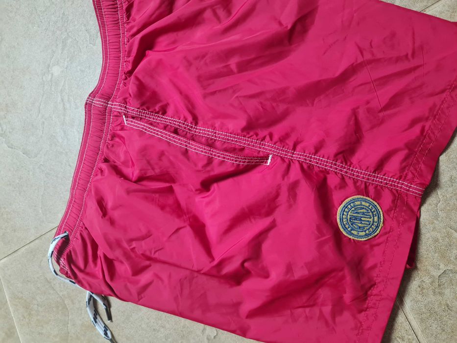 Купальні пляжні шорти REPLAY size M red червоні шорти ріплей розмір М
