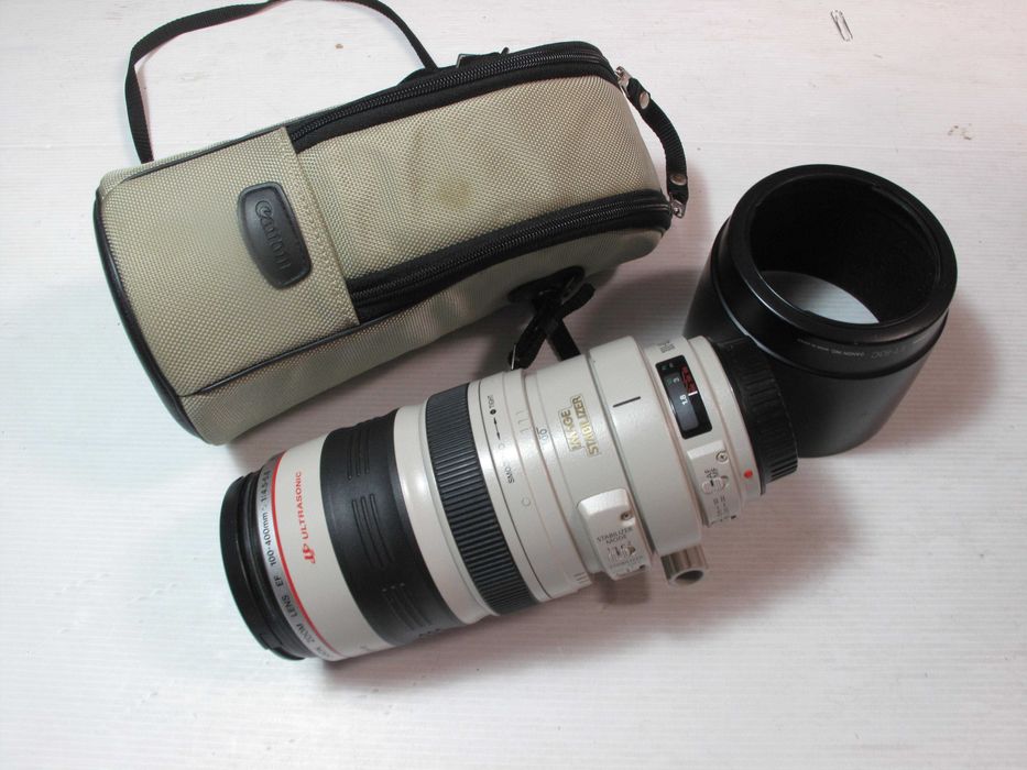 Canon 100-400 IS L na Bolsa estado Smi-Novo conforme fotos