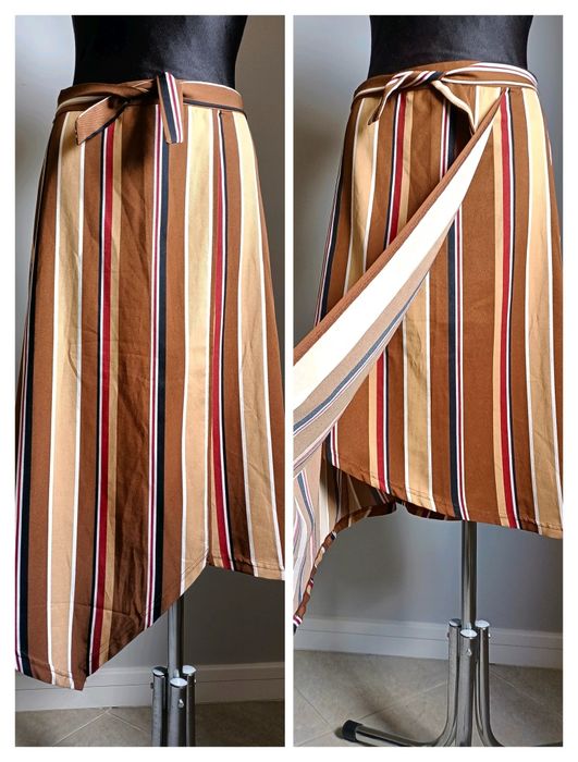 Asymetryczna na zakładkę kopertowa vintage retro Boho Hippie