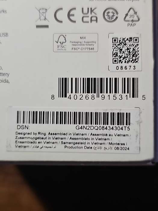 Ring  Wideodomofon Ip Video Doorbell Plus Nikiel Matowy Czarny