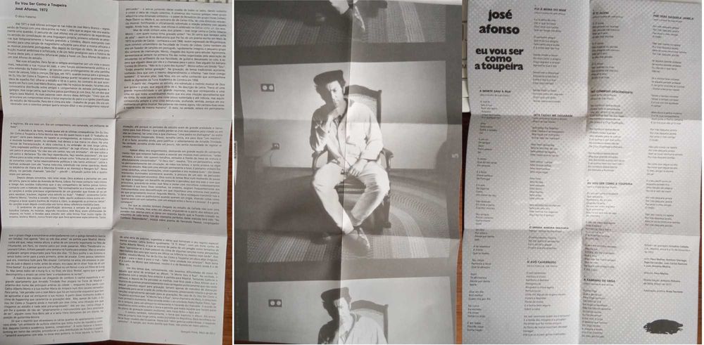 José Afonso	- - - - -		Eu Vou Ser Como a Toupeira	- - - - -	CD