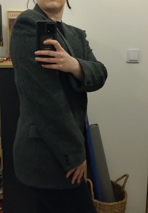 Piękna marynarka wełna oversize unisex