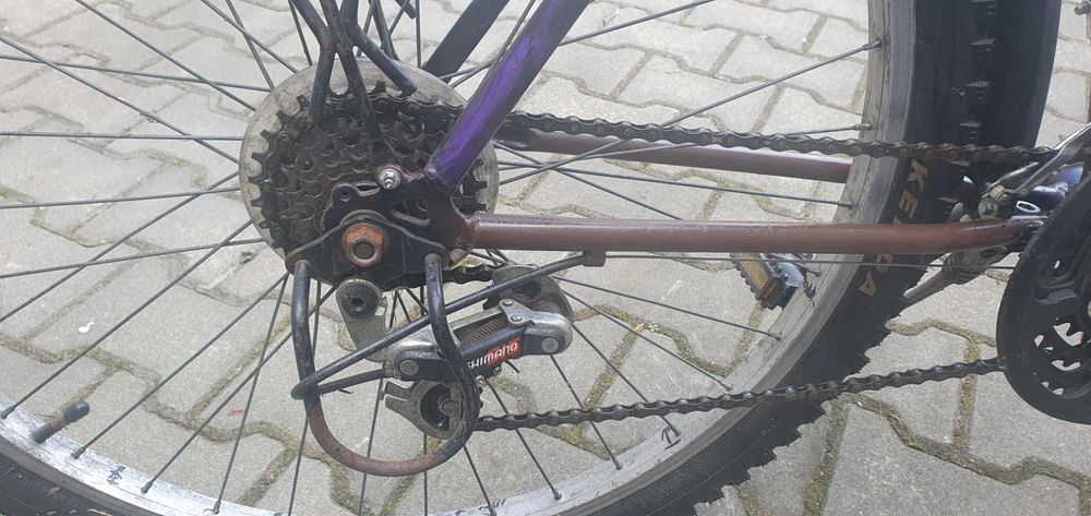 Stalowy rower górski Odnowiony ! nowe opony! Po renowacji