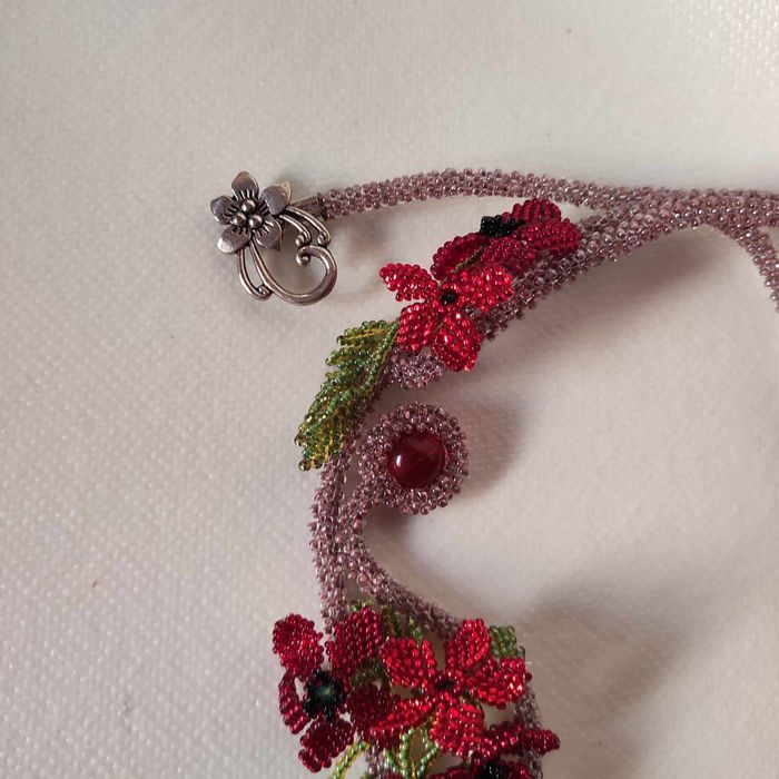 Kwitnąca gałązka z ptakami 3D