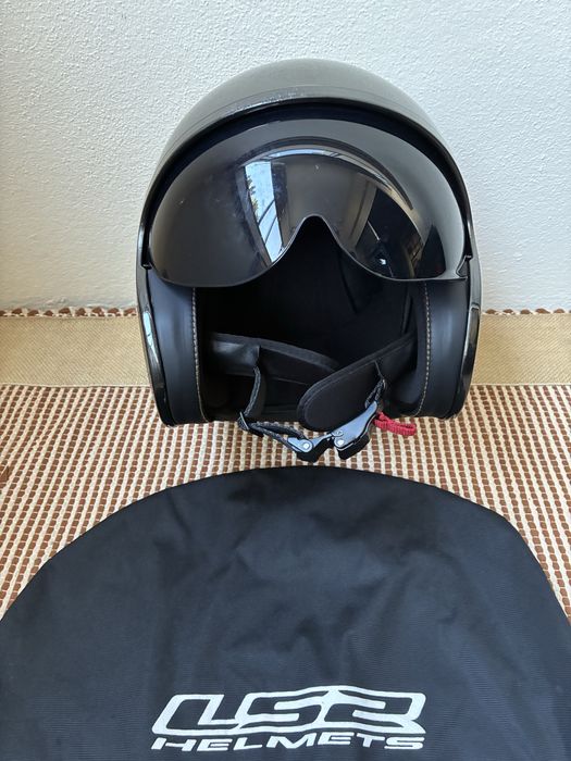 Capacete jet LS2 OF599