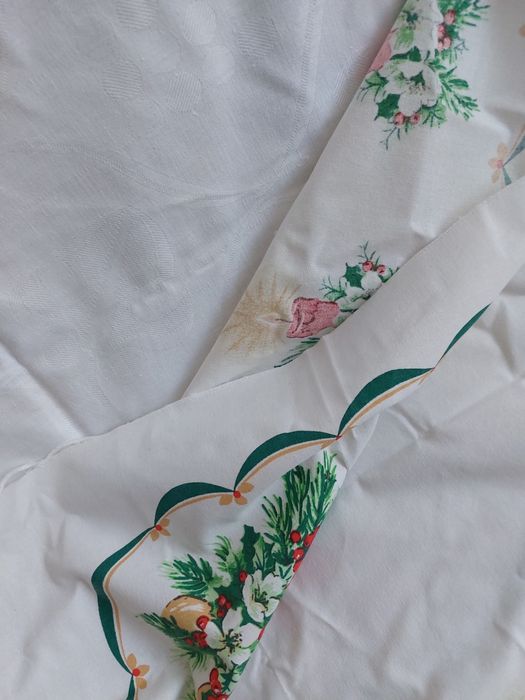 Mały obrus świąteczny.