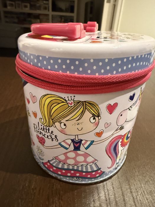 2 caixas unicórnio para menina e acessorios