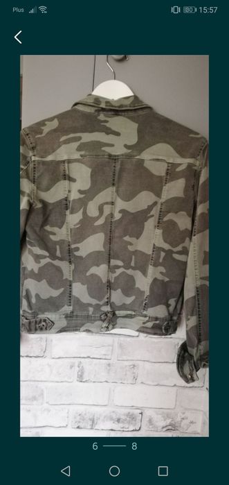 Kurtka jeansowa moro