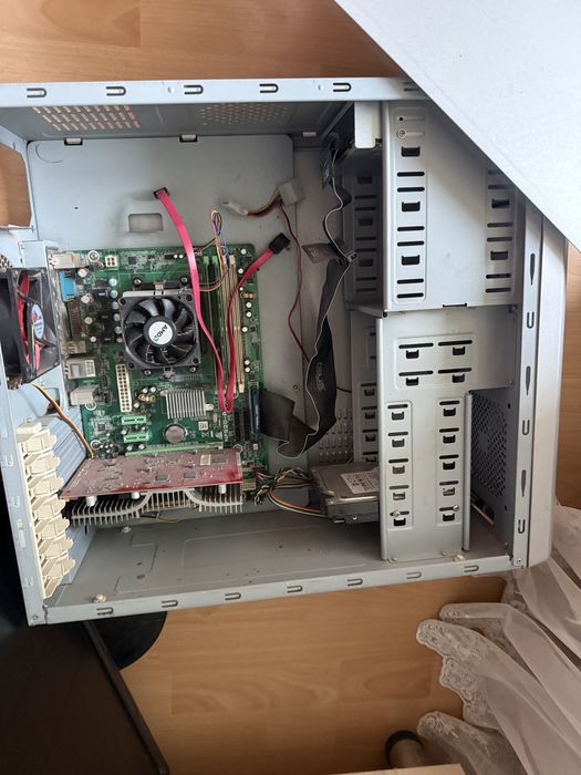 Монитор, блок питания рабочие