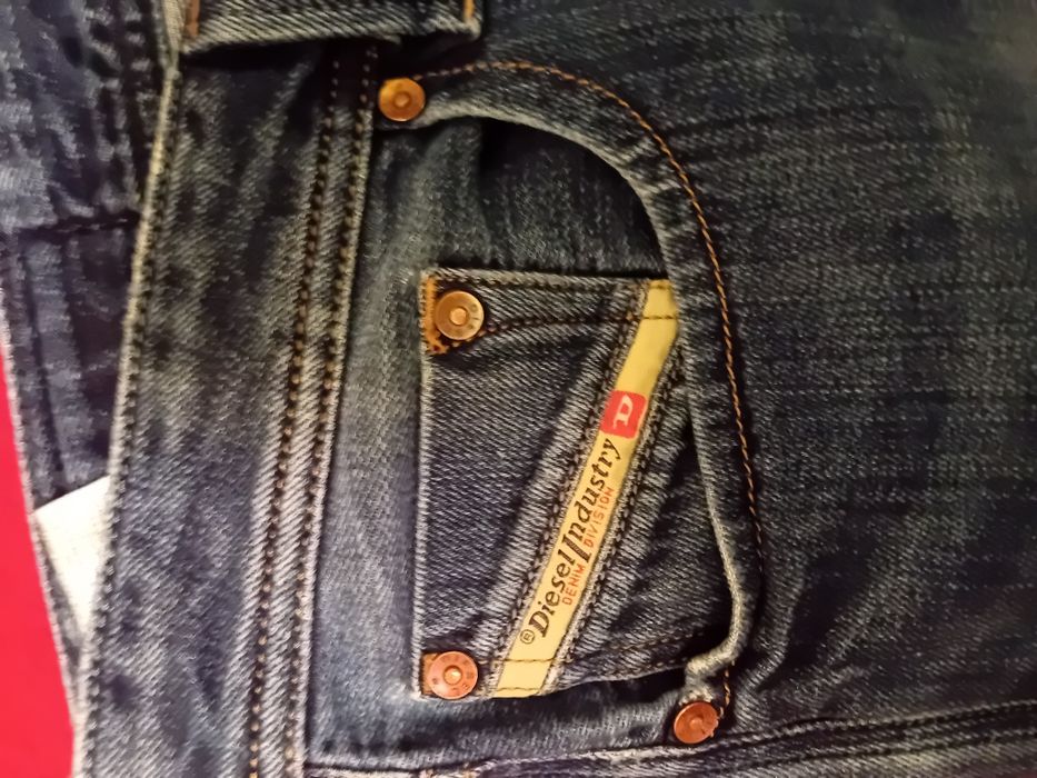 #DIESEL spodnie jeansowe dżinsowe niebieskie L