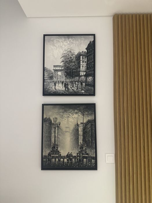 Telas Paris preto e branco