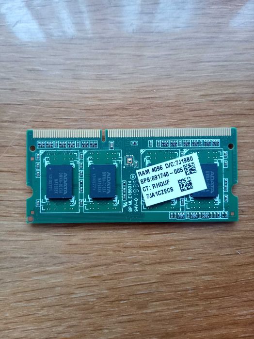 Оперативна пам'ять для ноутбуків та ПК DDR3 1GB, 4GB, 8GB (DDR3L)
