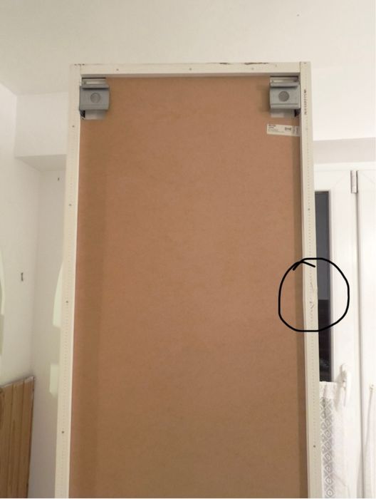 Szafka wysoka IKEA z półkami, biały, METOD 40x60x200 cm