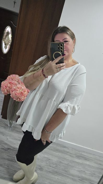 Tunika z falbankami  44/50r