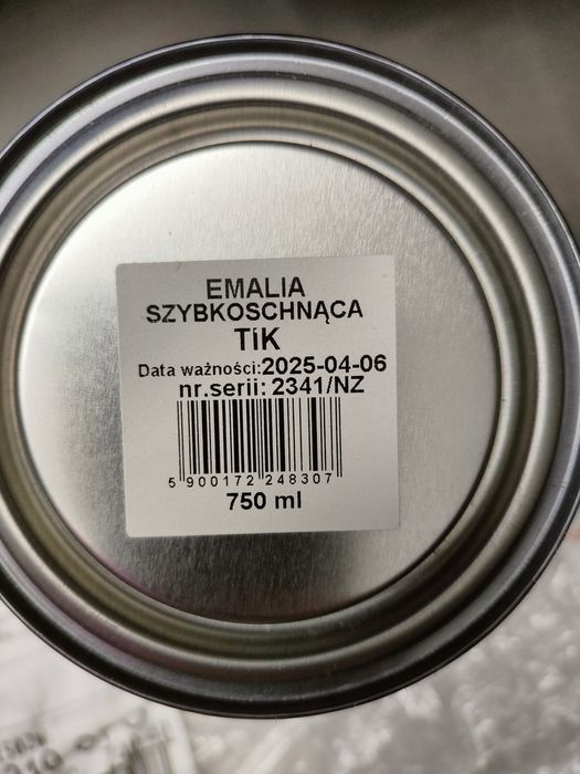 Farba szybkoschnące sztuka