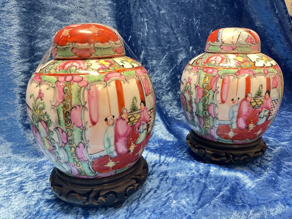 Pots orientais com tampa Par