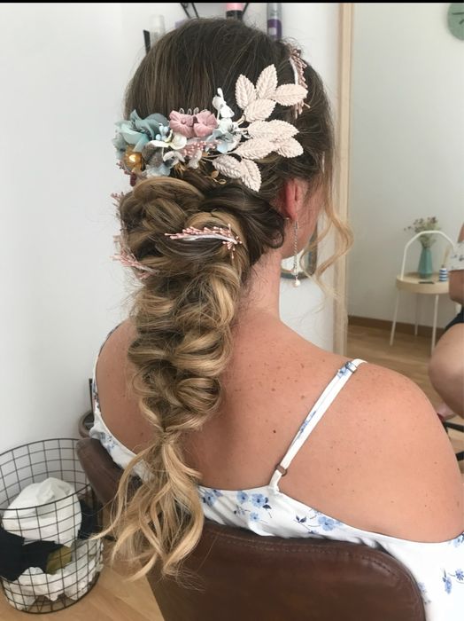 Toucado de noiva Catavassalo. Acessorio de cabelo, casamento,cerimónia