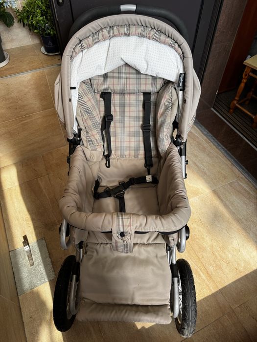 Wózek spacerowy + gondola Emmaljunga 2w1 + torba