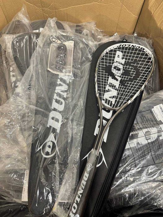 Dunlop zestaw 2 x rakieta Biotec Lite TI Silver Deluxe + 3 piłki