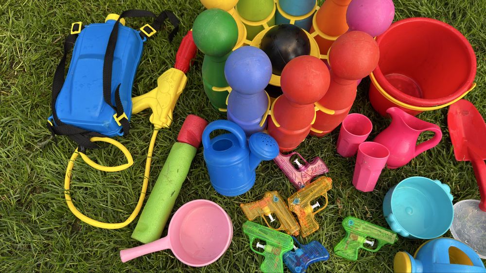 Zabawki do piaskownicy plastikowe mix zestaw