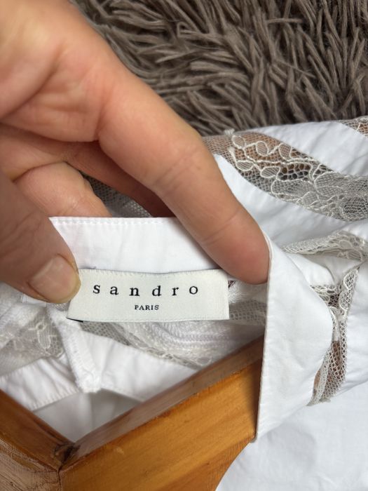 Біла блузка Sandro хс