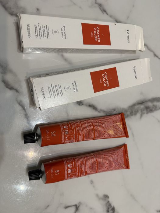 Tonery i farby do wlosow Matrix Sync,matrix So color,Kemon 12 sztuk