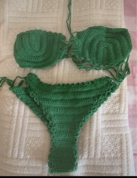 Bikini croche verde