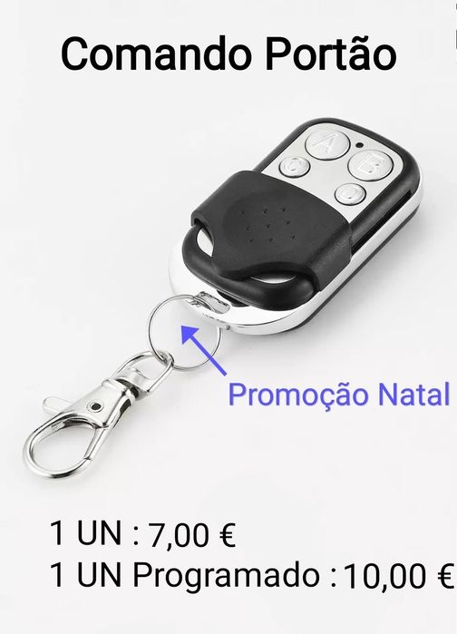 Comando de Portão - Promoção de Natal - Poupança até 5 €