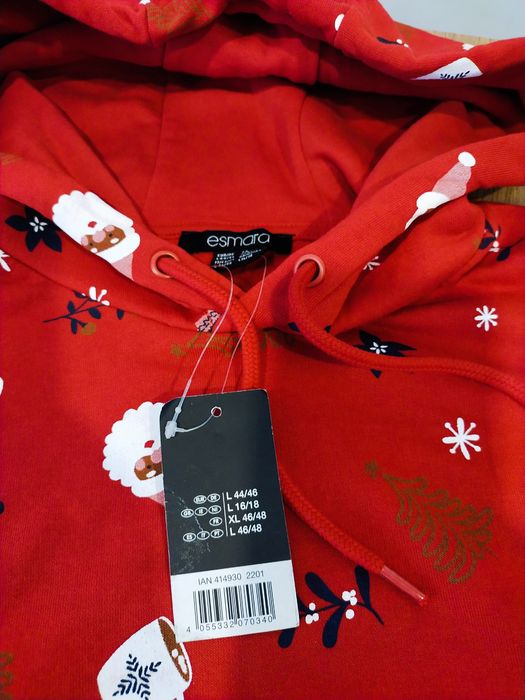 Bluza damska świąteczna L 44/46