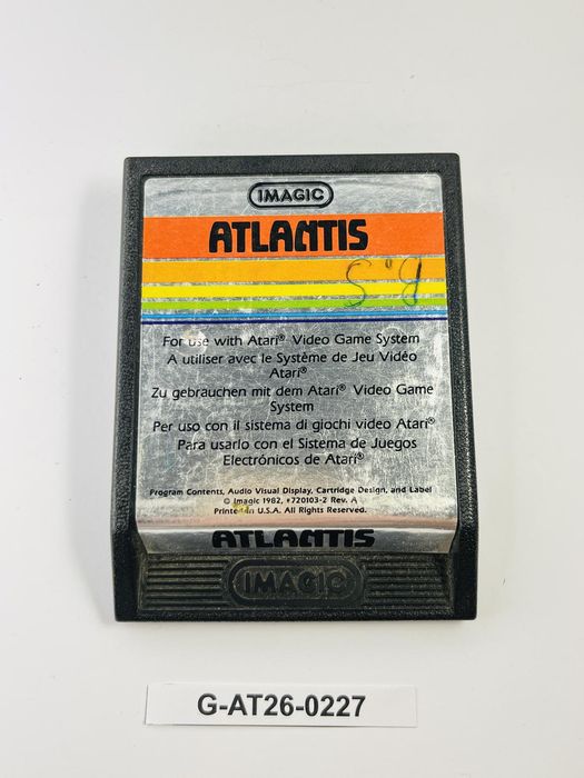 Atlantis Atari 2600