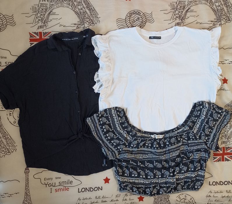 Футболка, майка, топ Zara H&M