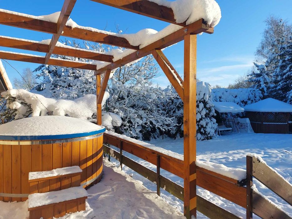 JACUZZI SAUNA W CENIE POBYTU   dom na wyłączność KASZUBY jezior