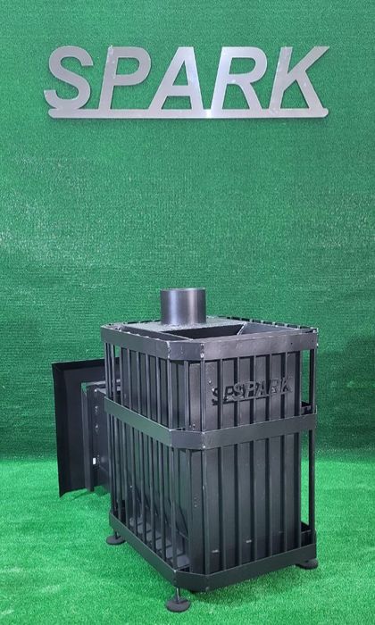 Піч для лазні, сауни, чан.