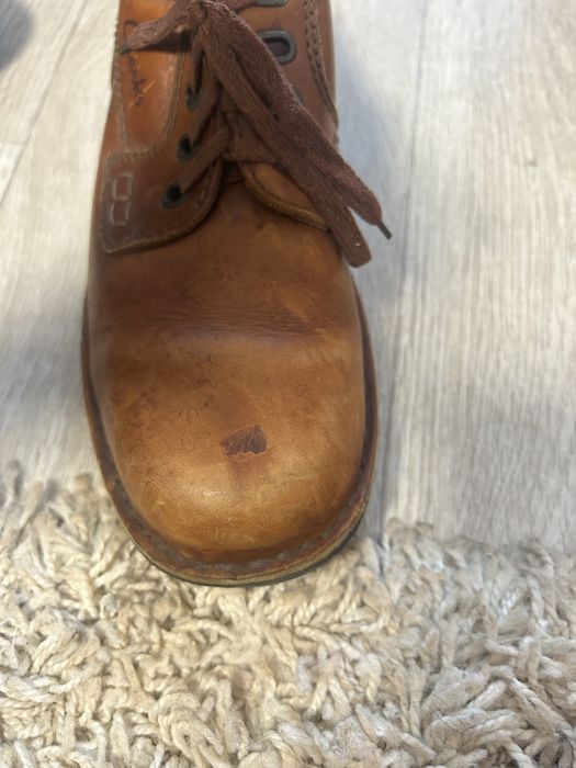 Чоловічі шкіряні туфлі Clarks Extra Wide (Made in Portugal) — Розмір 43