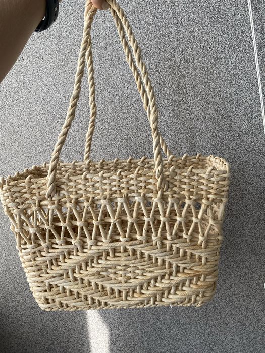 Плетена Сумка - кошик корзина на пляж