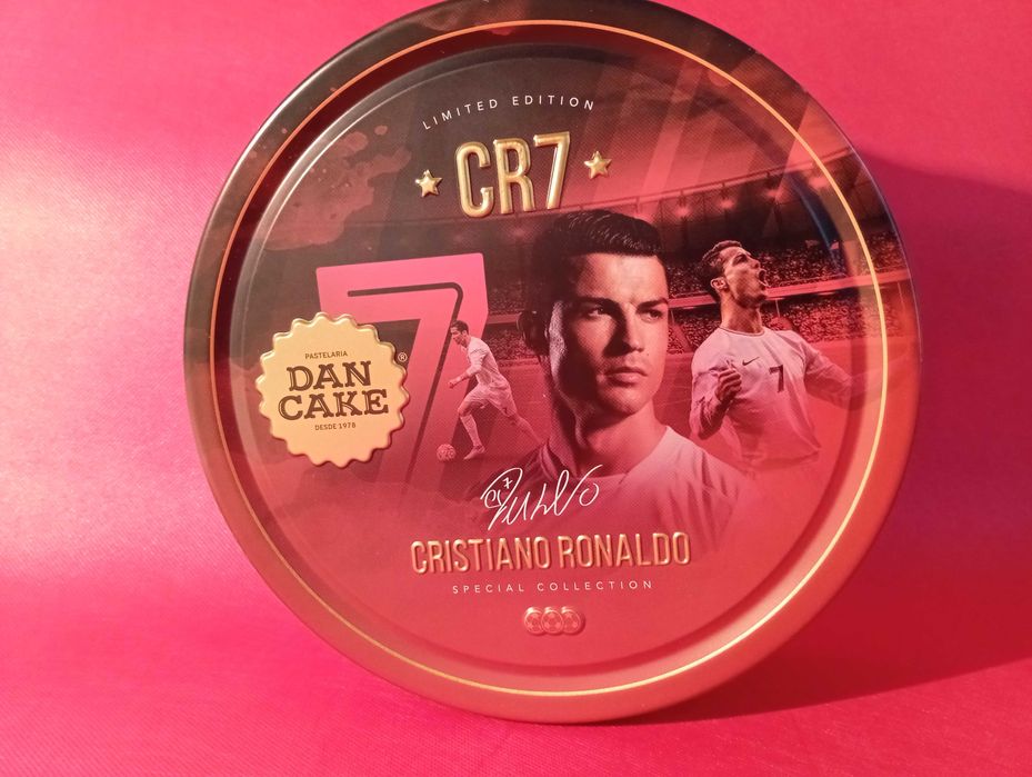 Lata dan Cake  de coleção CR7